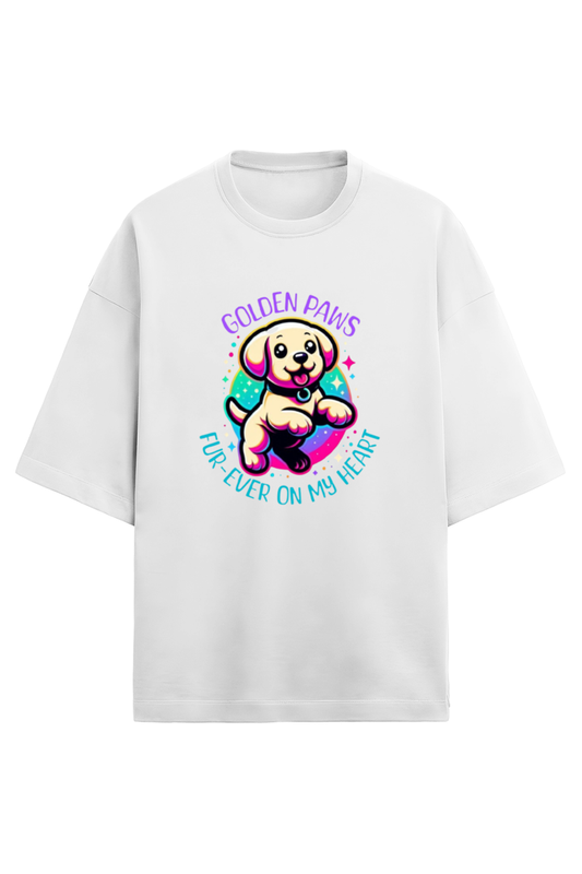 (Boys/Girls) Golden Paws Oversized T-shirt